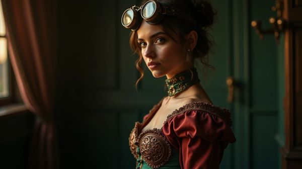 Embrace the retro-futuristic style of steampunk fashion