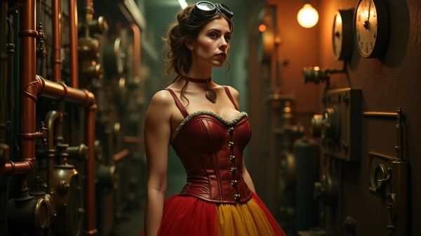 Embrace the retro-futuristic style of steampunk fashion